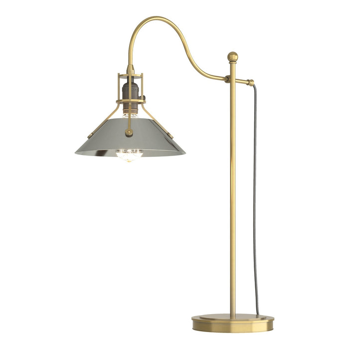 Henry Table Lamp in Modern Brass with Sterling Accent - 272840-SKT-86-85 by Hubbardton Forge