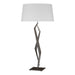 Facet Table Lamp in Oil Rubbed Bronze - 272850-SKT-14-SF1815 by Hubbardton Forge