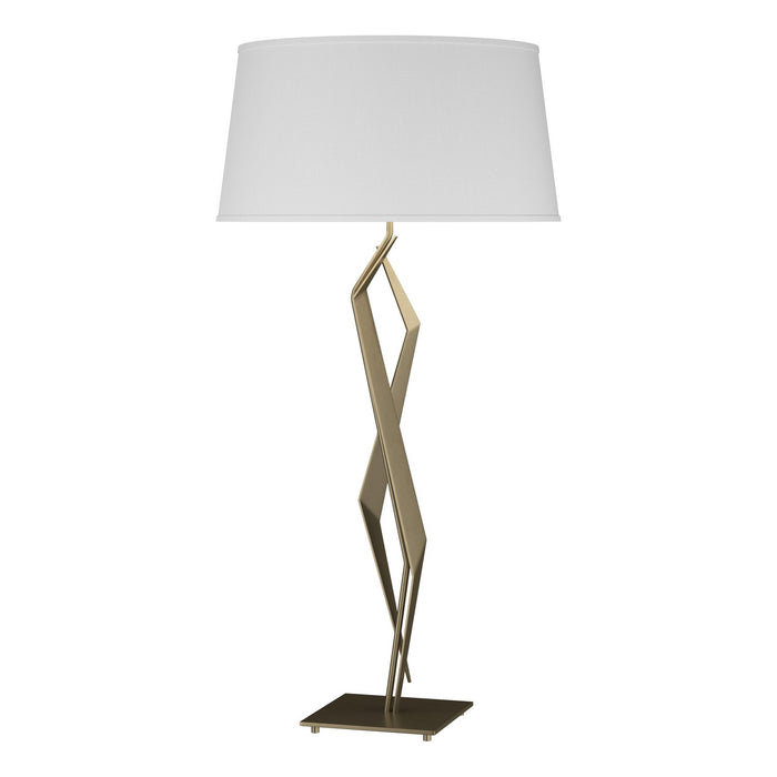 Facet Table Lamp in Soft Gold - 272850-SKT-84-SF1815 by Hubbardton Forge