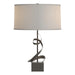 Gallery Spiral Table Lamp in Dark Smoke - 273030-SKT-07-SE1695 by Hubbardton Forge