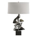 Gallery Twofold Table Lamp in Dark Smoke - 273050-SKT-07-SE1695 by Hubbardton Forge