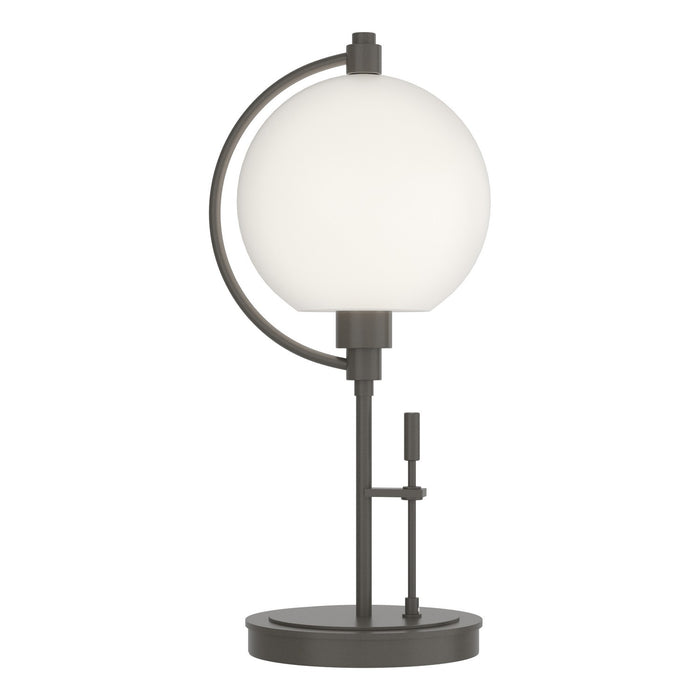 Pluto Table Lamp in Dark Smoke - 274120-SKT-07-GG0384 by Hubbardton Forge