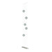 Abacus 5-Light Floor to Ceiling Plug-In LED Lamp in Sterling - 289520-LED-STND-85-YL0668 by Hubbardton Forge