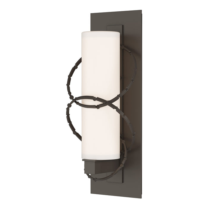 Olympus Small Outdoor Sconce in Coastal Dark Smoke - 302401-SKT-77-GG0066 by Hubbardton Forge