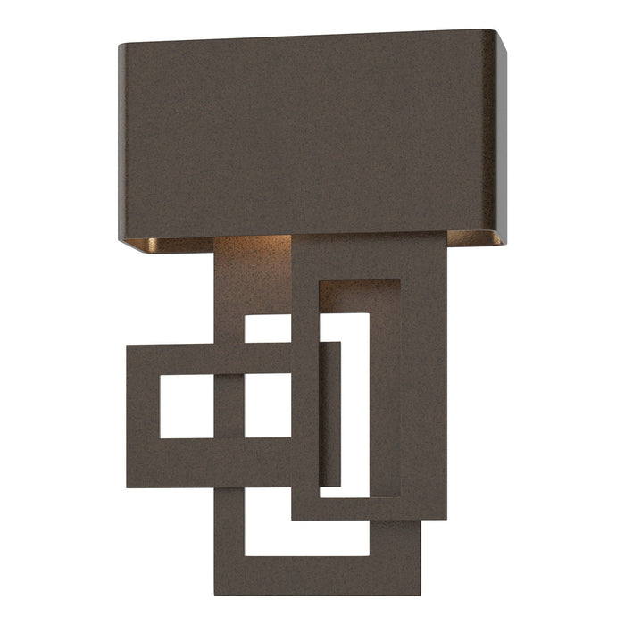 Collage Small Dark Sky Friendly LED Outdoor (Right Side) Sconce in Coastal Oil Rubbed Bronze - 302520-LED-RGT-14 by Hubbardton Forge