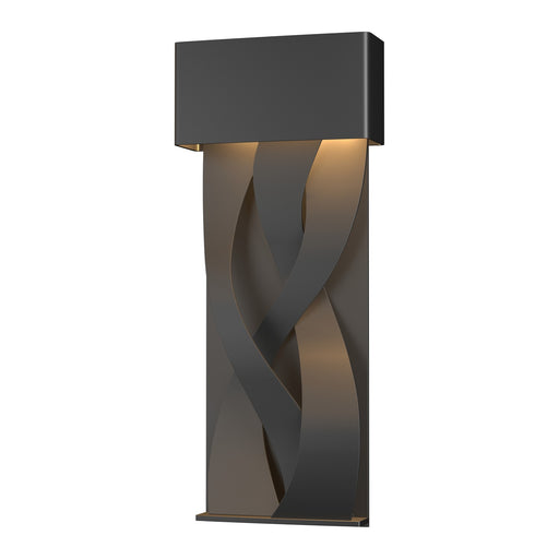 Tress Small Dark Sky Friendly LED Outdoor Sconce in Coastal Black - 302527-LED-80 by Hubbardton Forge