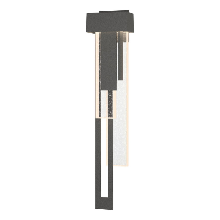 Rainfall Large LED Outdoor (Left Side) Sconce in Coastal Natural Iron - 302533-LED-LFT-20-II0596 by Hubbardton Forge