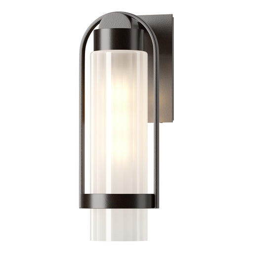 Alcove Small Outdoor Sconce in Coastal Oil Rubbed Bronze - 302555-SKT-14-FD0741 by Hubbardton Forge