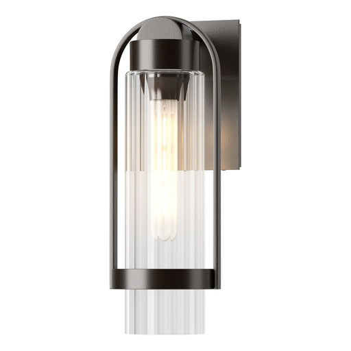 Alcove Small Outdoor Sconce in Coastal Oil Rubbed Bronze - 302555-SKT-14-ZM0741 by Hubbardton Forge