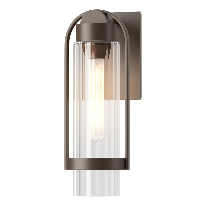 Alcove Small Outdoor Sconce in Coastal Bronze - 302555-SKT-75-ZM0741 by Hubbardton Forge