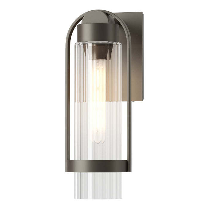 Alcove Small Outdoor Sconce in Coastal Dark Smoke - 302555-SKT-77-ZM0741 by Hubbardton Forge