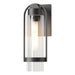 Alcove Small Outdoor Sconce in Coastal Black - 302555-SKT-80-ZM0741 by Hubbardton Forge