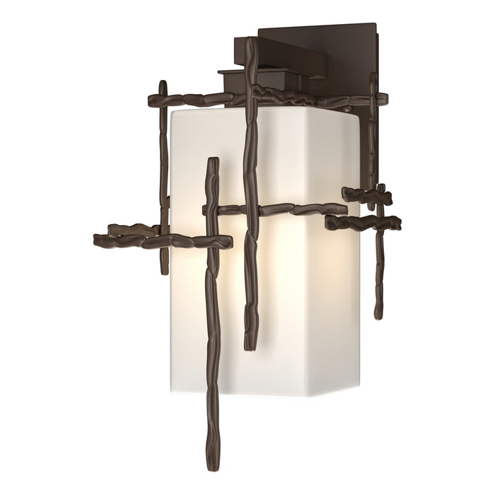 Tura Medium Outdoor Sconce in Coastal Bronze - 302581-SKT-75-GG0093 by Hubbardton Forge