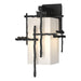 Tura Medium Outdoor Sconce in Coastal Black - 302581-SKT-80-GG0093 by Hubbardton Forge