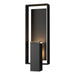 Shadow Box Large Outdoor Sconce in Coastal Black with Coastal Black Accent - 302605-SKT-80-80-ZM0546 by Hubbardton Forge