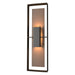 Shadow Box Tall Outdoor Sconce in Coastal Oil Rubbed Bronze with Coastal Bronze Accent - 302607-SKT-14-75-ZM0546 by Hubbardton Forge