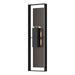 Shadow Box Extra Tall Sconce in Coastal Black with Coastal Oil Rubbed Bronze Accent - 302608-SKT-80-14-ZM0736 by Hubbardton Forge