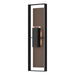 Shadow Box Extra Tall Sconce in Coastal Black with Coastal Bronze Accent - 302608-SKT-80-75-ZM0736 by Hubbardton Forge