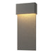 Stratum Large Dark Sky Friendly LED Outdoor Sconce in Coastal Natural Iron with Coastal Natural Iron Accent - 302632-LED-20-20 by Hubbardton Forge