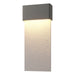 Stratum Large Dark Sky Friendly LED Outdoor Sconce in Coastal Natural Iron with Coastal Burnished Steel Accent - 302632-LED-20-78 by Hubbardton Forge