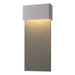 Stratum Large Dark Sky Friendly LED Outdoor Sconce in Coastal Burnished Steel with Coastal Natural Iron Accent - 302632-LED-78-20 by Hubbardton Forge