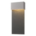 Stratum Large Dark Sky Friendly LED Outdoor Sconce in Coastal Burnished Steel with Coastal Black Accent - 302632-LED-78-80 by Hubbardton Forge