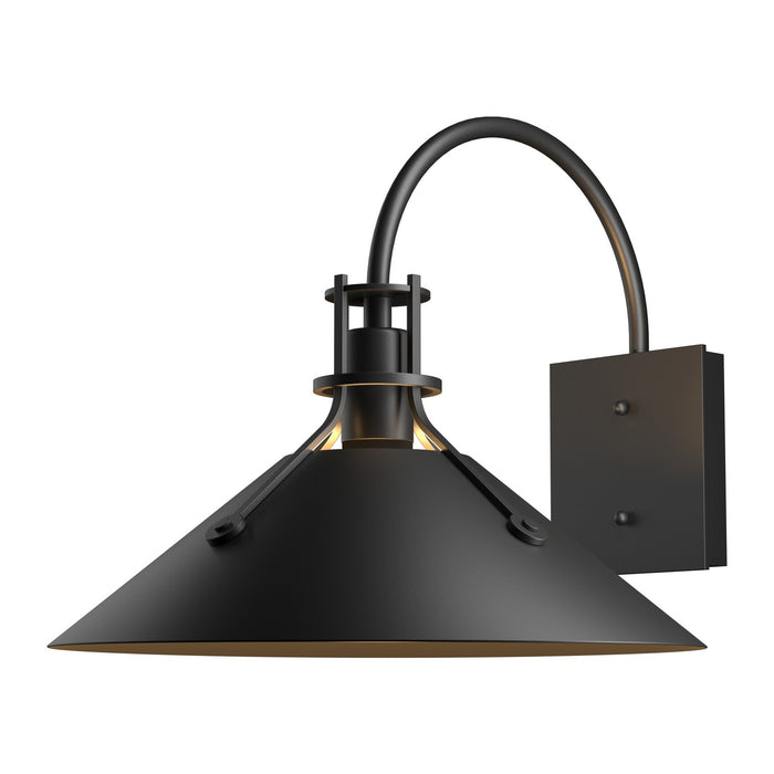 Henry Large Outdoor Sconce in Coastal Black - 302712-SKT-80 by Hubbardton Forge