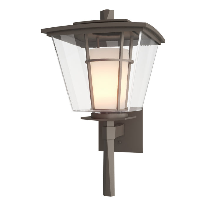 Beacon Hall Large Outdoor Sconce in Coastal Dark Smoke - 304820-SKT-77-ZU0287 by Hubbardton Forge