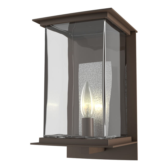 Kingston Outdoor Medium Sconce in Coastal Bronze with Translucent Vintage Platinum Accent - 304840-SKT-75-81-ZM0076 by Hubbardton Forge