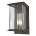 Kingston Outdoor Medium Sconce in Coastal Dark Smoke with Translucent Vintage Platinum Accent - 304840-SKT-77-81-ZM0076 by Hubbardton Forge