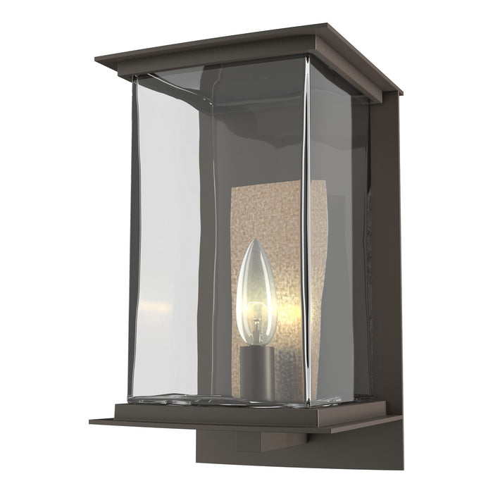 Kingston Outdoor Medium Sconce in Coastal Dark Smoke with Translucent Soft Gold Accent - 304840-SKT-77-83-ZM0076 by Hubbardton Forge