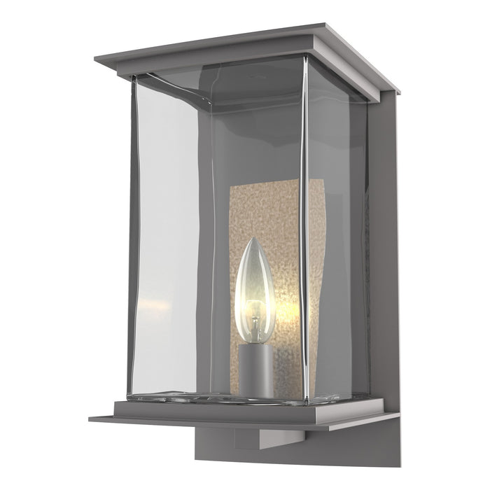 Kingston Outdoor Medium Sconce in Coastal Burnished Steel with Translucent Soft Gold Accent - 304840-SKT-78-83-ZM0076 by Hubbardton Forge