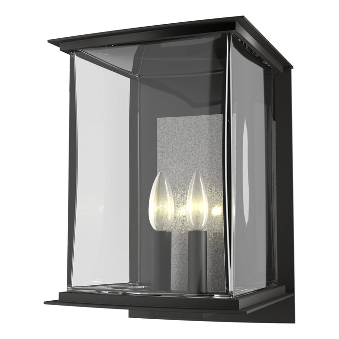 Kingston Outdoor Large Sconce in Coastal Oil Rubbed Bronze with Translucent Vintage Platinum Accent - 304842-SKT-14-81-ZM0084 by Hubbardton Forge