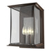 Kingston Outdoor Large Sconce in Coastal Bronze with Translucent Vintage Platinum Accent - 304842-SKT-75-81-ZM0084 by Hubbardton Forge