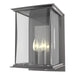 Kingston Outdoor Large Sconce in Coastal Burnished Steel with Translucent Vintage Platinum Accent - 304842-SKT-78-81-ZM0084 by Hubbardton Forge