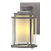 Meridian Small Outdoor Sconce in Coastal Burnished Steel - 305605-SKT-78-ZS0296 by Hubbardton Forge