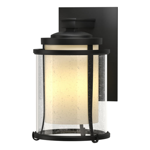 Meridian Small Outdoor Sconce in Coastal Black - 305605-SKT-80-ZS0296 by Hubbardton Forge