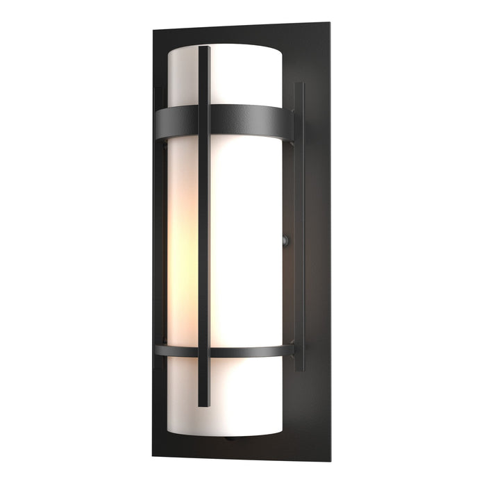 Banded Small Outdoor Sconce in Coastal Black - 305892-SKT-80-GG0066 by Hubbardton Forge