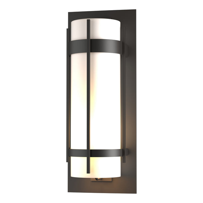 Banded Extra Large Outdoor Sconce in Coastal Oil Rubbed Bronze - 305895-SKT-14-GG0240 by Hubbardton Forge