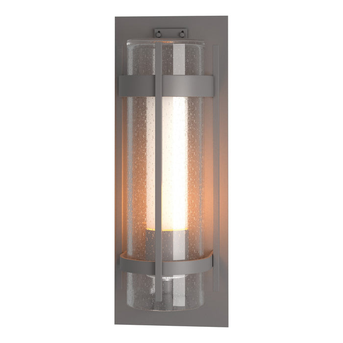 Torch Large Outdoor Sconce in Coastal Burnished Steel - 305898-SKT-78-ZS0656 by Hubbardton Forge