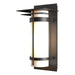 Banded with Top Plate Outdoor Sconce in Coastal Oil Rubbed Bronze - 305993-SKT-14-GG0034 by Hubbardton Forge