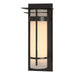 Banded with Top Plate Extra Large Outdoor Sconce in Coastal Oil Rubbed Bronze - 305995-SKT-14-GG0240 by Hubbardton Forge