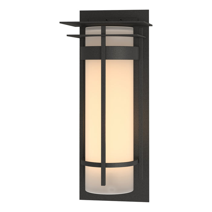 Banded with Top Plate Extra Large Outdoor Sconce in Coastal Natural Iron - 305995-SKT-20-GG0240 by Hubbardton Forge