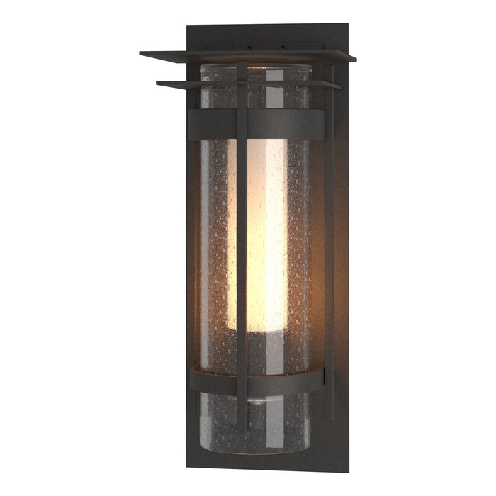 Torch with Top Plate Outdoor Sconce in Coastal Natural Iron - 305997-SKT-20-ZS0655 by Hubbardton Forge