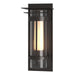 Torch with Top Plate Large Outdoor Sconce in Coastal Oil Rubbed Bronze - 305998-SKT-14-ZS0656 by Hubbardton Forge