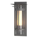 Torch with Top Plate Large Outdoor Sconce in Coastal Burnished Steel - 305998-SKT-78-ZS0656 by Hubbardton Forge