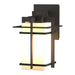 Tourou Outdoor Sconce in Coastal Oil Rubbed Bronze - 306007-SKT-14-GG0111 by Hubbardton Forge