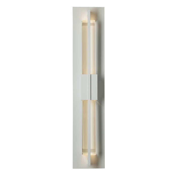 Double Axis Small LED Outdoor Sconce in Coastal White - 306415-LED-02-ZM0331 by Hubbardton Forge