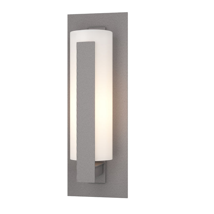 Forged Vertical Bars Small Outdoor Sconce in Coastal Burnished Steel - 307285-SKT-78-GG0066 by Hubbardton Forge