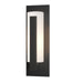 Forged Vertical Bars Small Outdoor Sconce in Coastal Black - 307285-SKT-80-GG0066 by Hubbardton Forge